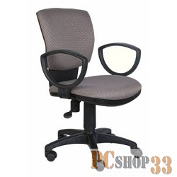 Кресло Бюрократ CH-626AXSN/V-01 серый ромбик бежевый V-01