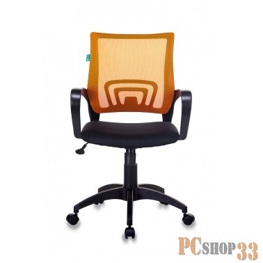 Кресло Бюрократ CH-695N/OR/TW-11 спинка сетка оранжевый TW-38-3 сиденье черный TW-11