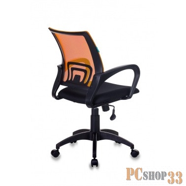 Кресло Бюрократ CH-695N/OR/TW-11 спинка сетка оранжевый TW-38-3 сиденье черный TW-11