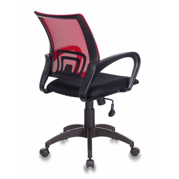 Кресло Бюрократ CH-695N/R/TW-11 спинка сетка красный TW-35N сиденье черный TW-11