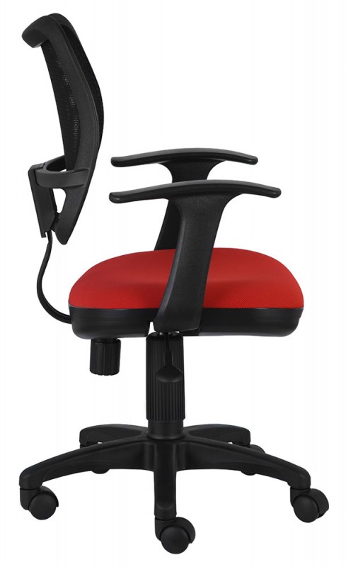 Кресло Бюрократ CH-797AXSN/26-22 спинка сетка черный сиденье красный 26-22