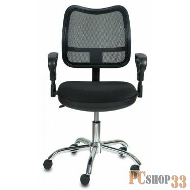 Кресло Бюрократ CH-799SL/TW-11 спинка сетка черный сиденье черный TW-11 крестовина хром