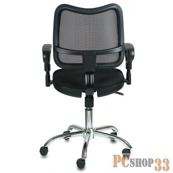 Кресло Бюрократ CH-799SL/TW-11 спинка сетка черный сиденье черный TW-11 крестовина хром