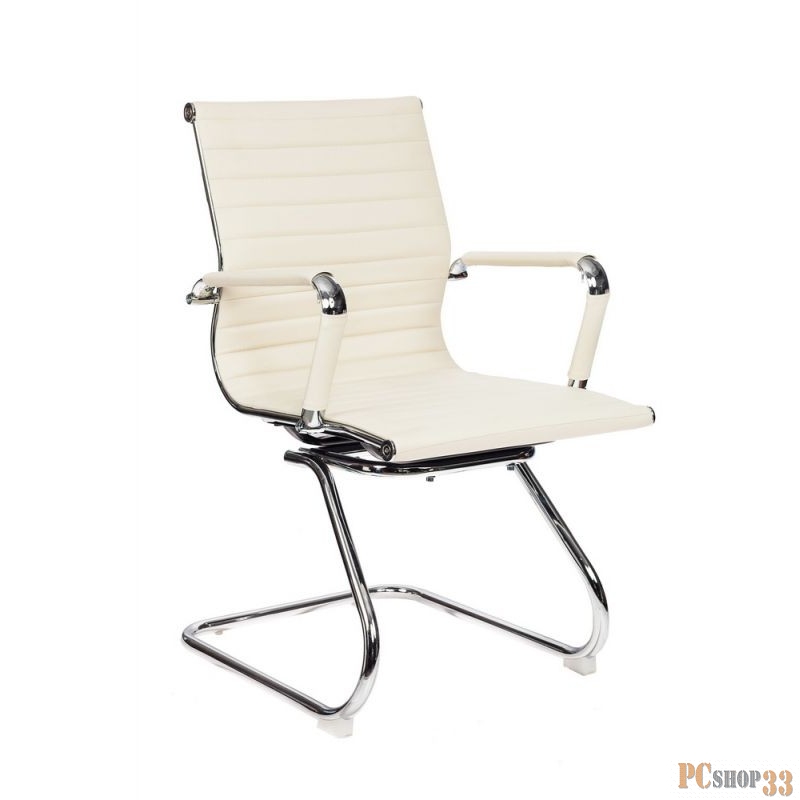 Кресло Бюрократ CH-883-LOW-V/IVORY низкая спинка слоновая кость искусственная кожа