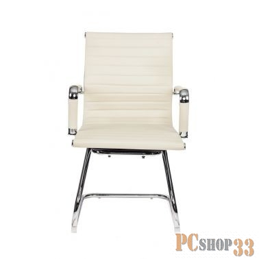 Кресло Бюрократ CH-883-LOW-V/IVORY низкая спинка слоновая кость искусственная кожа