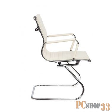 Кресло Бюрократ CH-883-LOW-V/IVORY низкая спинка слоновая кость искусственная кожа