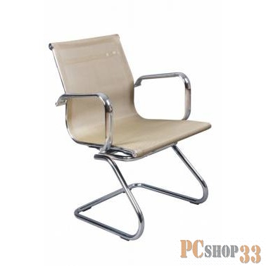 Кресло Бюрократ CH-993-Low-V/gold низкая спинка золотистый сетка