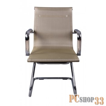 Кресло Бюрократ CH-993-Low-V/gold низкая спинка золотистый сетка