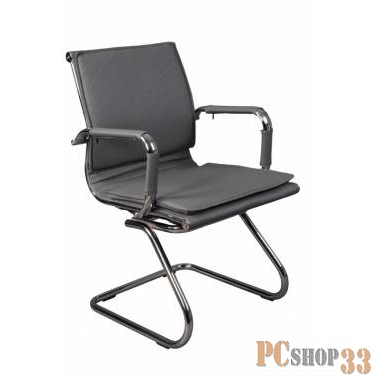 Кресло Бюрократ CH-993-Low-V/grey низкая спинка серый искусственная кожа