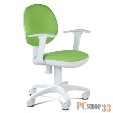 Кресло Бюрократ CH-W356AXSN/15-118 салатовый 15-118 колеса белый/салатовый (пластик белый)