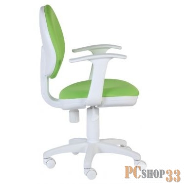 Кресло Бюрократ CH-W356AXSN/15-118 салатовый 15-118 колеса белый/салатовый (пластик белый)