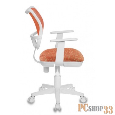 Кресло Бюрократ CH-W797/OR/GIRAFFE спинка сетка оранжевый сиденье оранжевый жираф Giraffe (пластик б