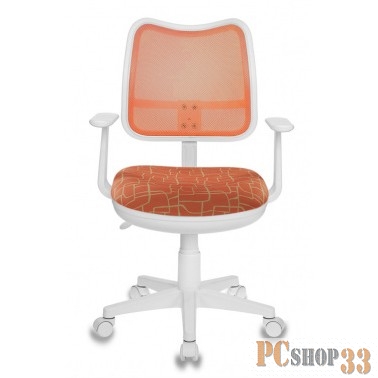 Кресло Бюрократ CH-W797/OR/GIRAFFE спинка сетка оранжевый сиденье оранжевый жираф Giraffe (пластик б