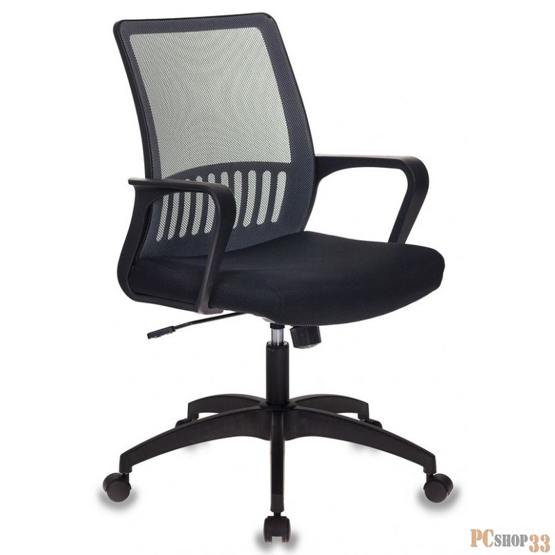 Кресло Бюрократ MC-201/DG/TW-11 спинка сетка серый TW-04 сиденье черный TW-11