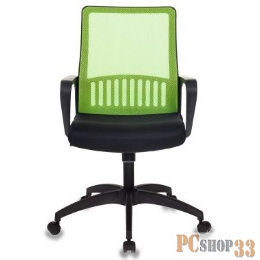 Кресло Бюрократ MC-201/SD/TW-11 спинка сетка салатовый TW-03A сиденье черный TW-11