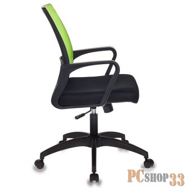 Кресло Бюрократ MC-201/SD/TW-11 спинка сетка салатовый TW-03A сиденье черный TW-11