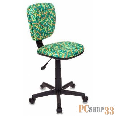 Кресло детское Бюрократ CH-204NX/PENCIL-GN зеленый карандаши