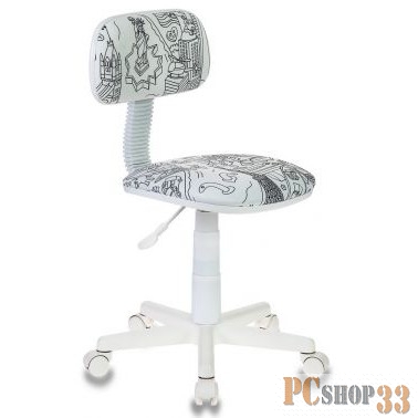 Кресло детское Бюрократ CH-W201NX/PS белый