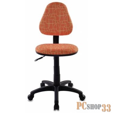 Кресло детское Бюрократ KD-4/GIRAFFE оранжевый жираф GIRAFFE