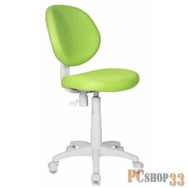 Кресло детское Бюрократ KD-W6/TW-18 салатовый TW-18 (пластик белый)