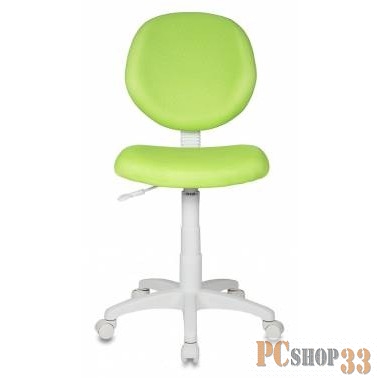 Кресло детское Бюрократ KD-W6/TW-18 салатовый TW-18 (пластик белый)