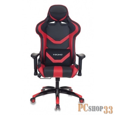 Кресло игровое Бюрократ CH-772N/BL+RED две подушки черный/красный искусственная кожа