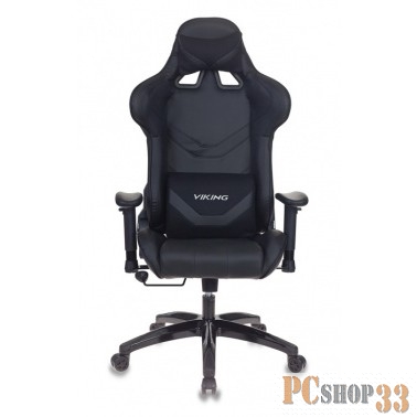 Кресло игровое Бюрократ CH-772N/BLACK две подушки черный искусственная кожа (пластик черный)