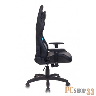 Кресло игровое Бюрократ CH-778/BLACK две подушки черный искусственная кожа