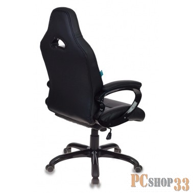 Кресло игровое Бюрократ CH-827/BL+BLACK черный искусственная кожа