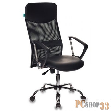 Кресло руководителя Бюрократ CH-600/OR-16 спинка сетка черный сиденье черный Or-16 искусственная кож