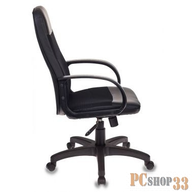 Кресло руководителя Бюрократ CH-808AXSN/LBL+TW-11 черный искусст.кожа/сетка