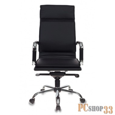 Кресло руководителя Бюрократ CH-993MB/BLACK черный искусственная кожа крестовина хром