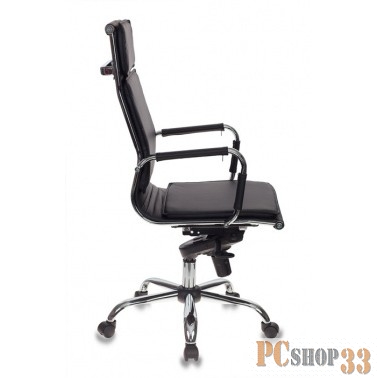 Кресло руководителя Бюрократ CH-993MB/BLACK черный искусственная кожа крестовина хром