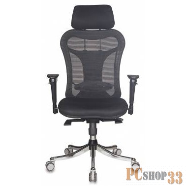 Кресло руководителя Бюрократ CH-999ASX спинка сетка черный сиденье черный TW-11 крестовина хром