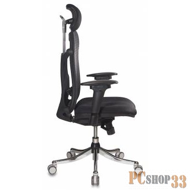 Кресло руководителя Бюрократ CH-999ASX спинка сетка черный сиденье черный TW-11 крестовина хром