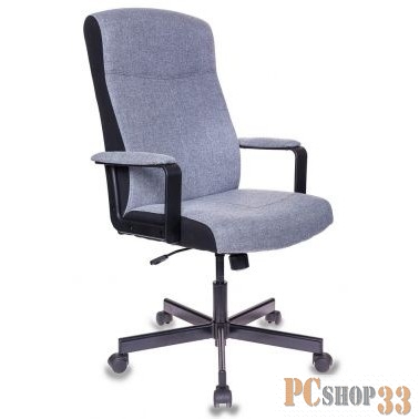 Кресло руководителя Бюрократ DOMINUS-FG серый крестовина металл