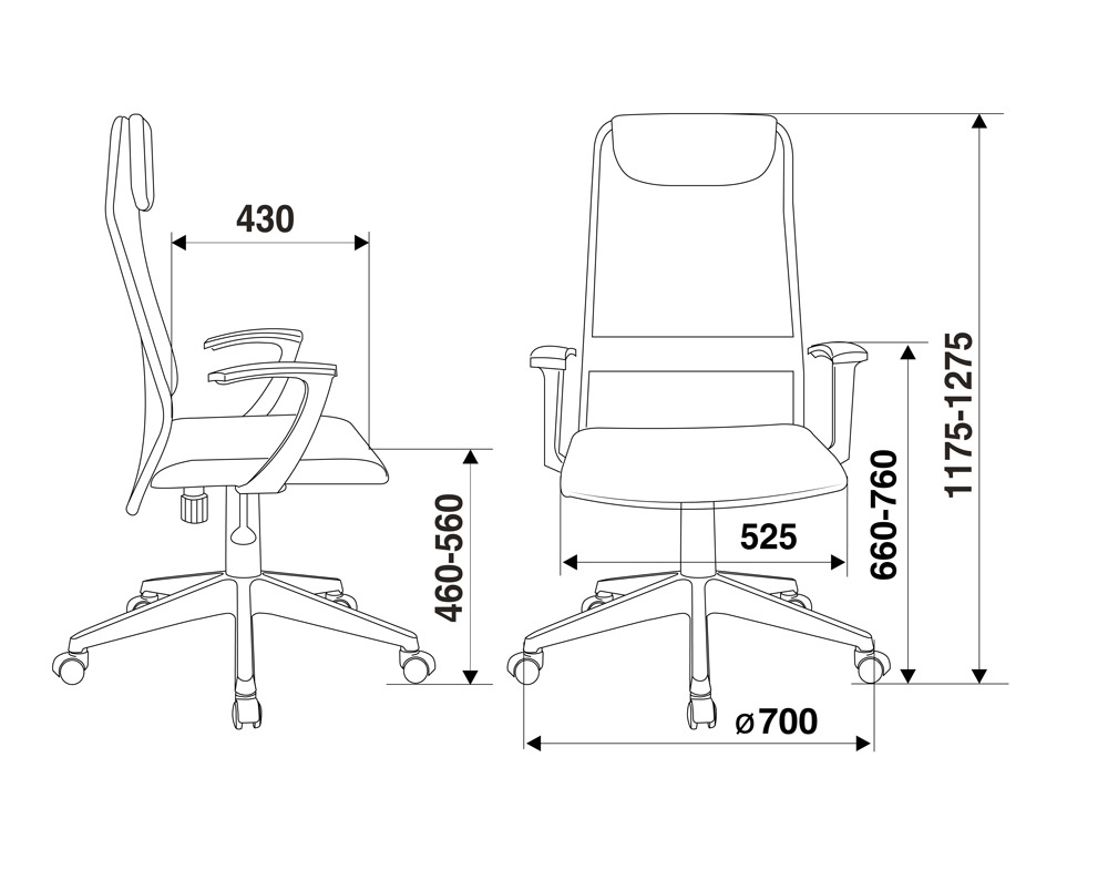 Кресло руководителя Бюрократ KB-8N/DB/TW-10N синий TW-05N TW-10N сетка