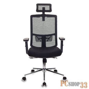 Кресло руководителя Бюрократ MC-612-H/B/26-B01 черный ВМ-11 сиденье черный 26-В01 сетка/ткань кресто