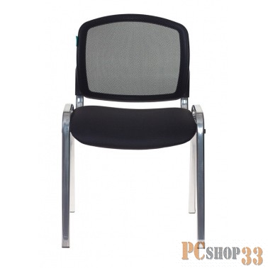 Стул Бюрократ ВИКИ ХРОМ/В/15-21 спинка сетка черный TW-01 15-21