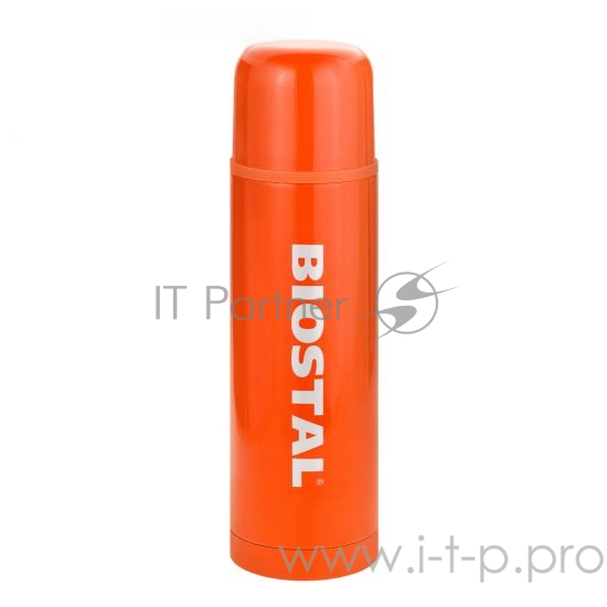 Термос с узкой горловиной BIOSTAL NB-1000 С-O оранжевый, 1.0 л. (в уп. 12 шт)