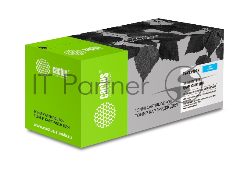 Блок фотобарабана Cactus CS-CF359AR голубой ч/б:30000стр. для Enterprice CLJ M855/M880 HP