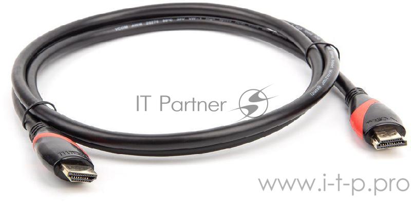 Кабель HDMI 19M/M ver. 2.0 black red, 1.5m VCOM <CG525-R-1.5>