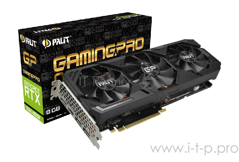 Видеокарта PALIT RTX2080SUPER GP OC 8G GDDR6 256bit 3-DP HDMI/ NE6208SS19P2-180T