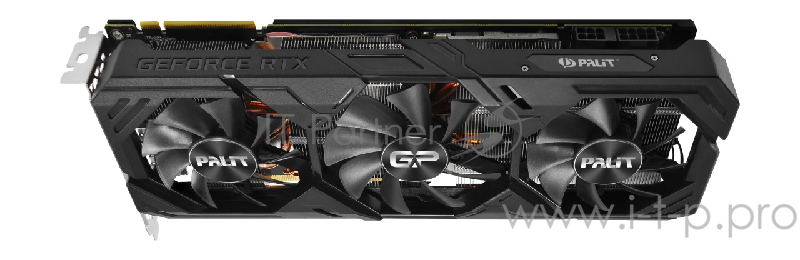 Видеокарта PALIT RTX2080SUPER GP OC 8G GDDR6 256bit 3-DP HDMI/ NE6208SS19P2-180T