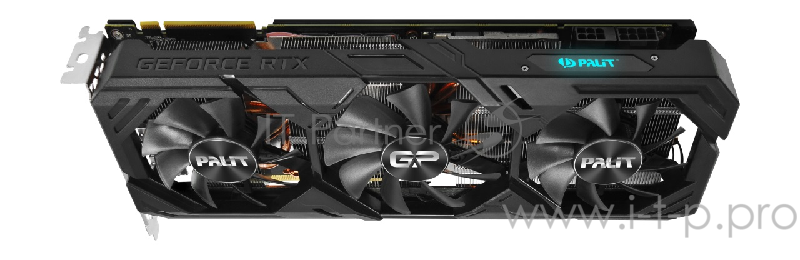 Видеокарта PALIT RTX2080SUPER GP OC 8G GDDR6 256bit 3-DP HDMI/ NE6208SS19P2-180T