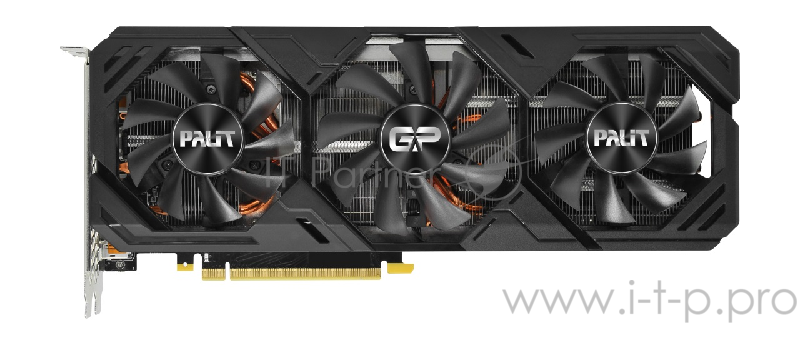 Видеокарта PALIT RTX2080SUPER GP OC 8G GDDR6 256bit 3-DP HDMI/ NE6208SS19P2-180T