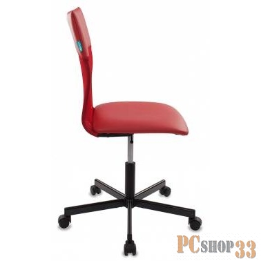 Кресло Бюрократ CH-1399/RED спинка сетка красный сиденье красный искусственная кожа крестовина метал