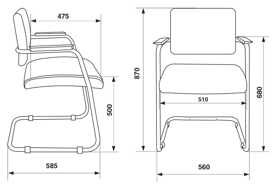 Кресло Бюрократ CH-271N-V/SL/OR-12 светло-бежевый зеркальный хром искусственная кожа