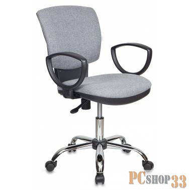 Кресло Бюрократ CH-626AXSL/10-128 темно-серый 10-128 крестовина хром