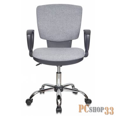 Кресло Бюрократ CH-626AXSL/10-128 темно-серый 10-128 крестовина хром